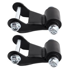 Set of 2 Rear Leaf Spring Shackle Kit Compatible with 1999-2013 Silverado 1500