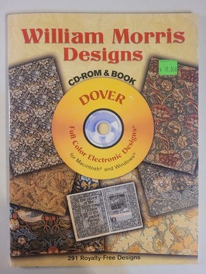 William Morris Designs by William Morris (2006, CD-ROM / Trade Dover Book) NEW