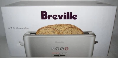 New Breville BTA730XL 4 Slice Toaster Bit More Toaster - Brushed Stainless Steel - Image 1 of 2