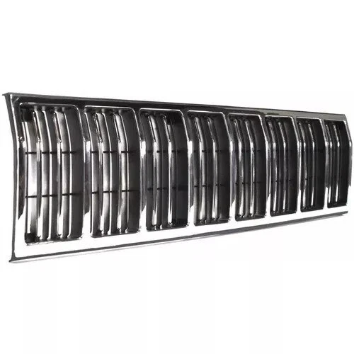Fits 1986-1992 Jeep Comanche Cherokee New Front Grille Chrome & Black CH1200125 - Image 4 of 4