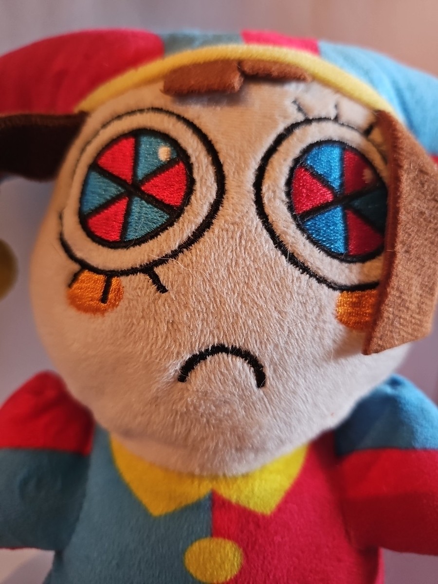 Amazing Digital Circus Plush Toy Pomni H / 11in Glitch Productions
