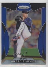 2019 Panini Prizm Tier II Blue Prizm Mike Foltynewicz #186 4s2
