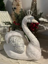 Mackenzie Childs Crystal Palace Fabric Swan