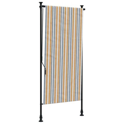 Outdoor Roller Blind Privacy Screen Vertical Patio Sunshade Fabric&Steel vidaXL