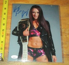 Kay Lee Ray Wrestling Autographed 8x10 Photo Signed COA JSA WWE NXT Alba Fyre