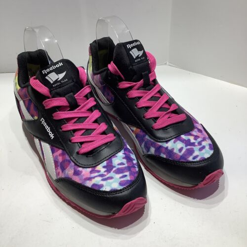 Reebok classic royal flag Women’s Size 7M pink and black low top sneakers, Exc - 第 1/7 張圖片