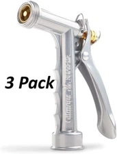 Gilmour 857302-1001 Hose Nozzle, Male, Metal 3 Pack