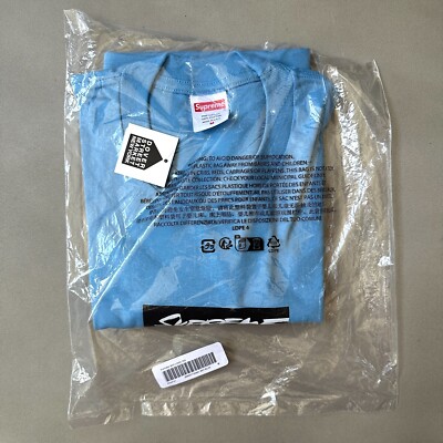 NWT Supreme SS24 Futura Box Logo Crewneck T-Shirt Brt Blue Tee