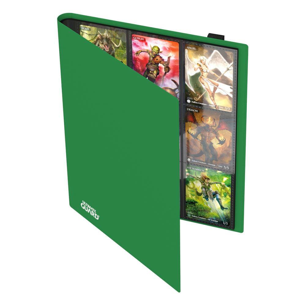 Ultimate Guard Flexxfolio 360 vert avec poches latérales antichute