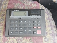 Vintage Radio Shack Desktop Talking Calculator No. 65- 554A tested works