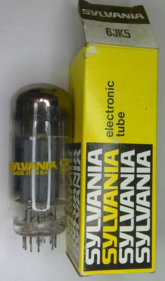 6JK5 NOS vacuum tube Sylvania 35 watt beam triode
