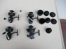 4 Vintage  Garcia Mitchell Spinning Reels w/Spare Spools 300 & 1040