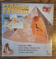Vintage 1995 TELEBrands 3-D Puzzle Plex Pyramid Made In USA - 330 pieces