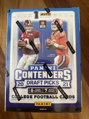 2021 PANINI CONTENDERS DRAFT PICKS NFL FOOTBALL BLASTER BOX LAWRENCE RC PRIZM