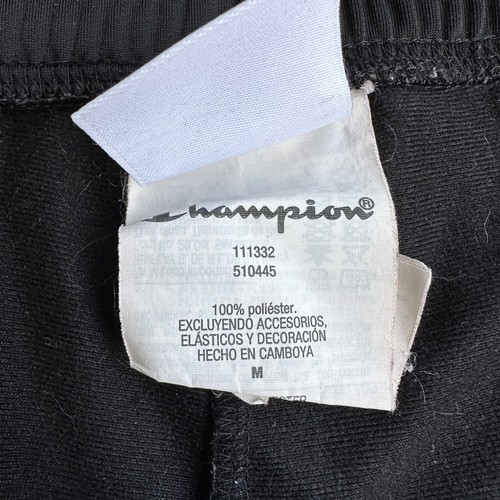 CHAMPION pantaloncini donna medi pantaloni corti corsa logo running 25616 neri - Foto 7 di 8