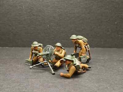 1/72 British Machine-Gun Vickers & Crew handpainted Model *6167