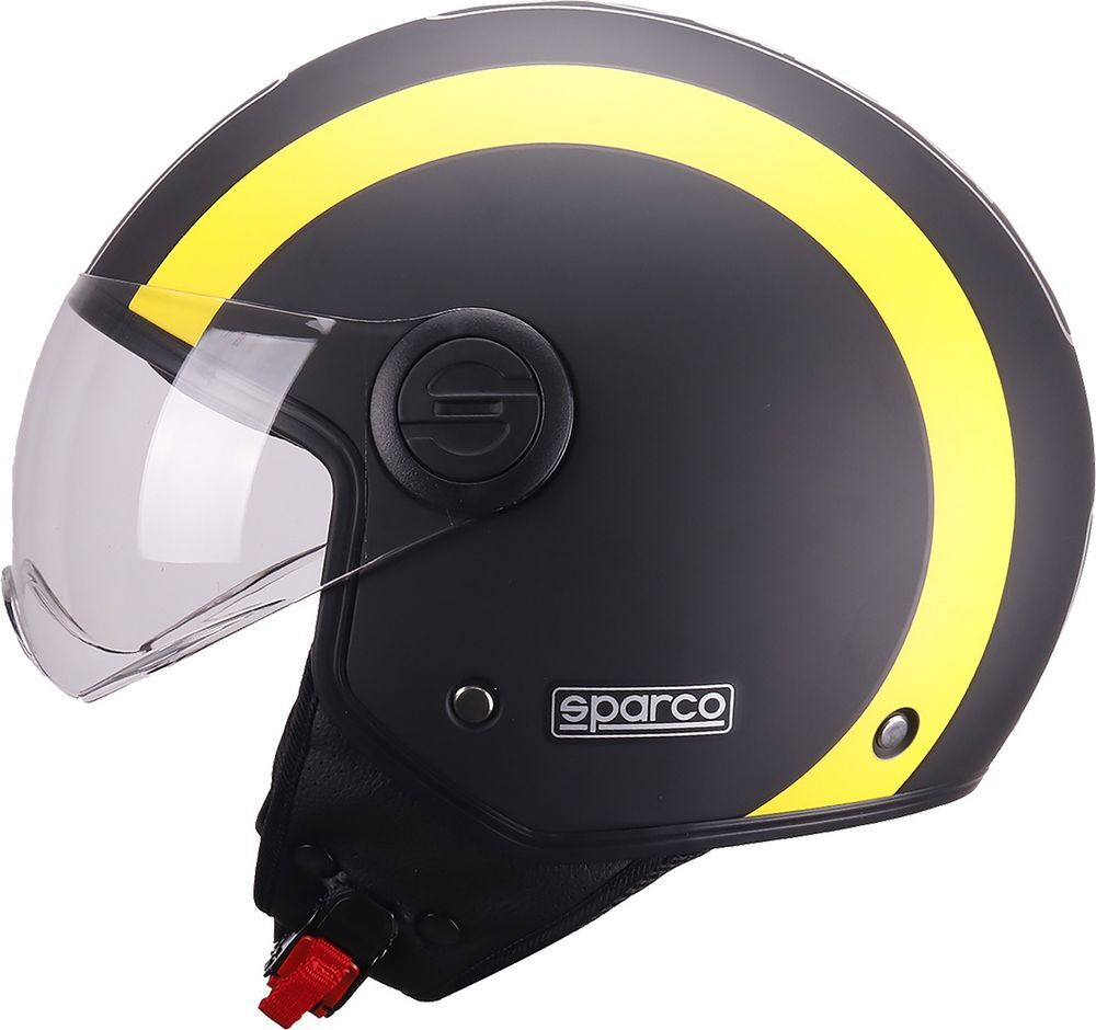 Casco DemI-Jet Per Moto Sparco Con Calotta In Abs Taglia S