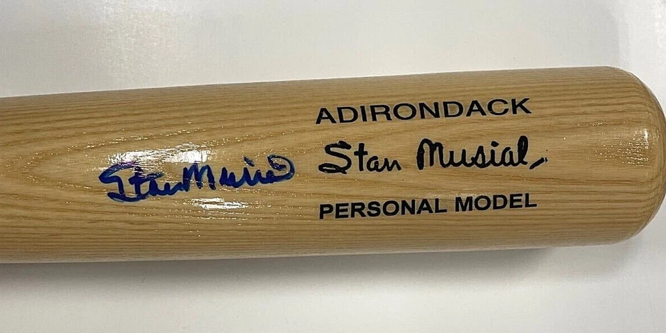 Stan Musial Signed Autographed Adirondack Personal Model Baseball Bat PSA/DNA  - Image 2 of 3