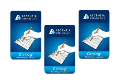 Ascensia Bayer Clinilog LogBook [3 pack] For GLucose Care