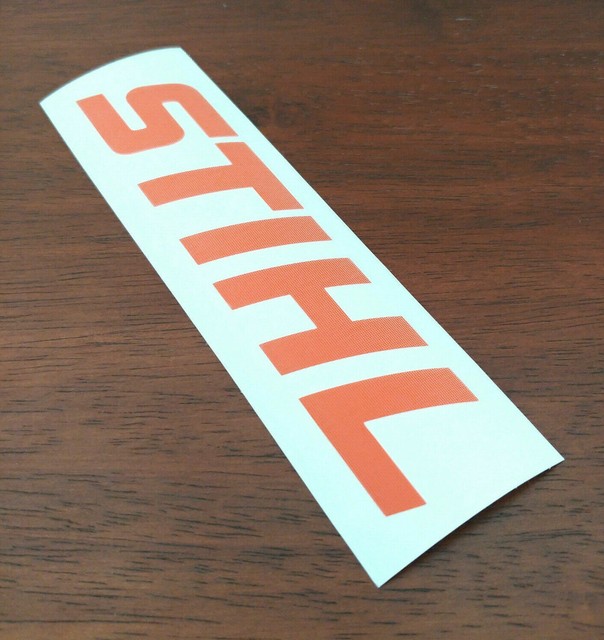 Stihl Decal Logo Sticker Chainsaw, Power Lawn Equipment, Trimmer