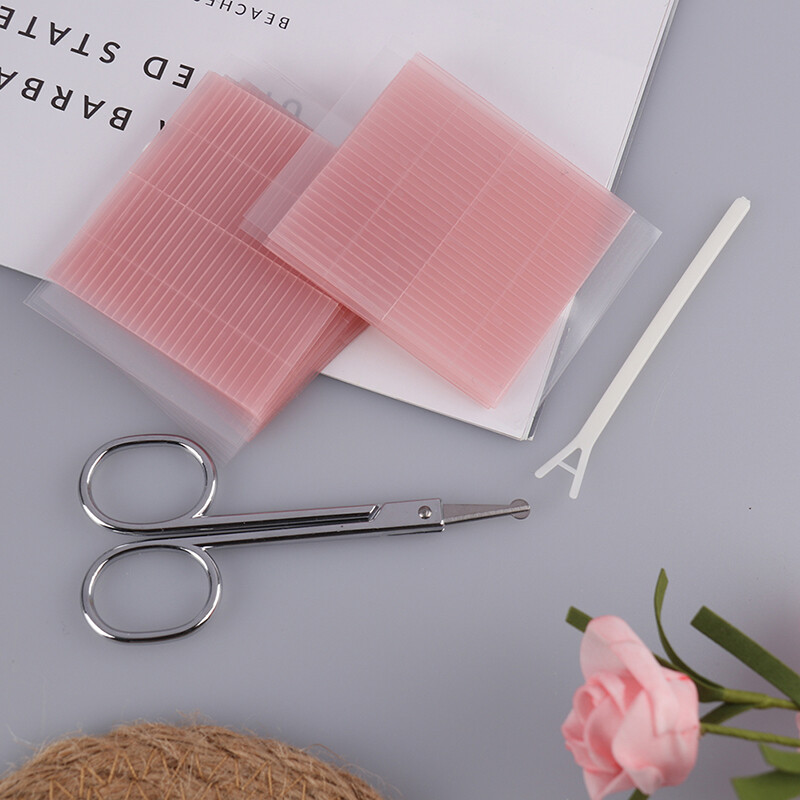 572pcs Invisible Fiber Double Sided Adhesive Eyelid Stickers Eye Tapes