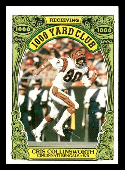 1986 Topps #17 Cris Collinsworth 1000 Yard Club Cincinnati Bengals