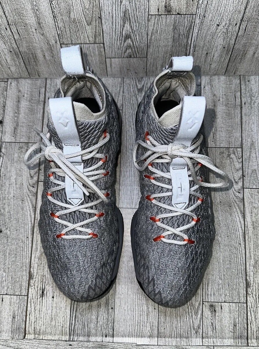 lebron 15 safety orange mens