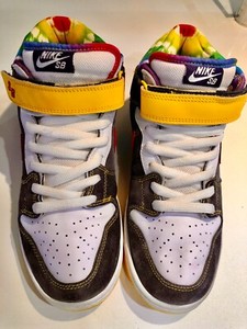 sb dunk mid tie dye