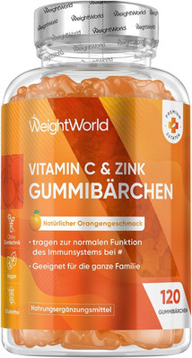 Vitamin C Zink Gummibärchen - Täglich 2 Vitamin C Gummies Für 2 Monate - 200 Mg 
