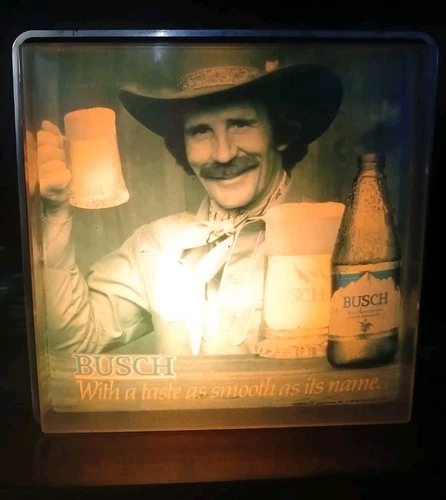 Busch Beer Bar Lighted Sign TESTED Vintage RARE C.1970's