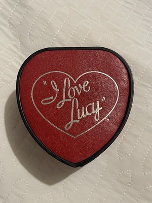 ''I Love Lucy'' Heart-Shaped Red Jewelry Box