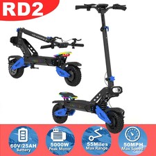 High-Speed Adult Electric Scooter 1000W/5000W Heavy-Duty Travel Commute Tool 60V