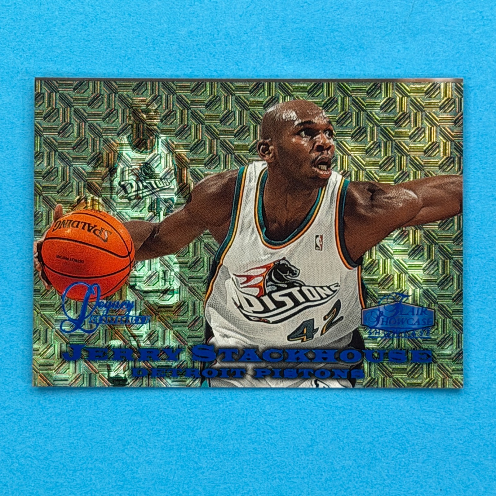 1997-98 Flair Showcase Jerry Stackhouse Row 0 Seat 36 Legacy Collection 068/100