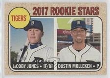 2017 Topps Heritage Rookie Stars JaCoby Jones Dustin Molleken #165 0b7