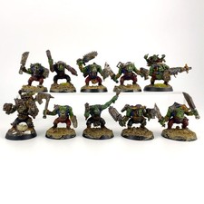 x10 Boyz Plastic Warhammer 40K Orks Figurines  P-00S3Z