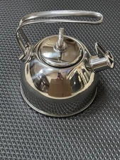Vintage Chantal Classic Polished Stainless-Steel Whistling Tea Kettle 1 1/2 Qt
