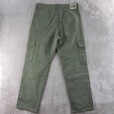 Levi’s SilverTab Cargo Jeans Mens Size 33x32 Green Cotton Workwear Utility