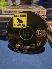 Caution Seaman Sega Dreamcast 2000 Disc Only (TESTED)
