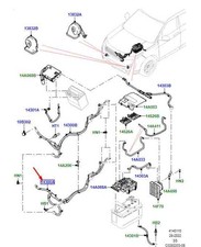 LAND ROVER RANGE ROVER EVOQUE L551 Pluskabel Batterie LR115134 NEU ORIGINAL