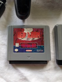 ​Nintendo Virtual Boy Lot - Controller (VUE-005) + Mario Clash & Red Alarm 