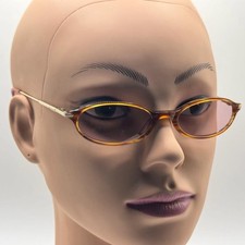 Vintage Y2K Eyeglasses | NOS | Narrow Oval | Rose Lens | Brooks Brothers | 2000s
