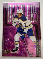 2025-26 Upper Deck Series 2 Hockey Dazzlers Pink Owen Power DZ-91 Buffalo Sabres