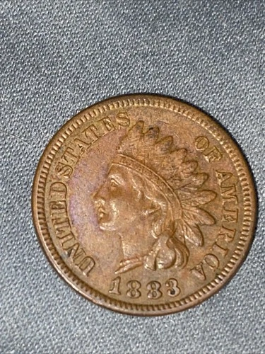 1883 Indian Head Cent Extremely Fine XF Coin #23533