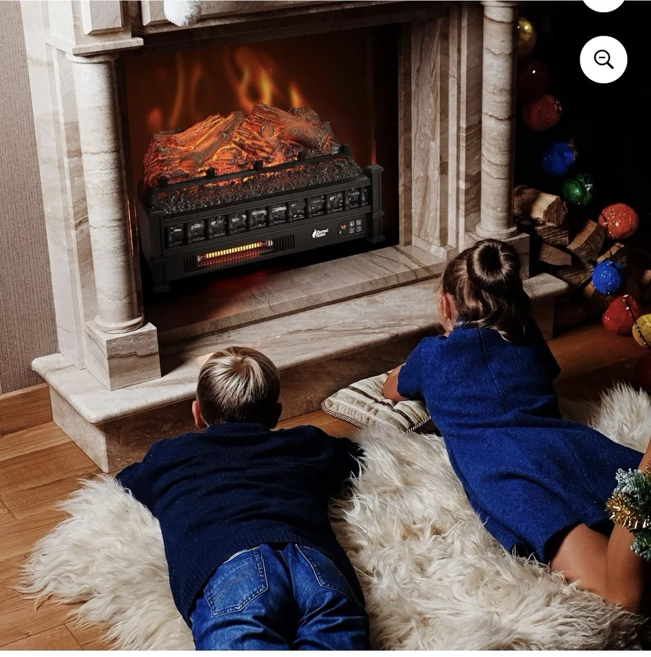 TURBRO 707-98-152A Electric Fireplace - Black - Image 3 of 4