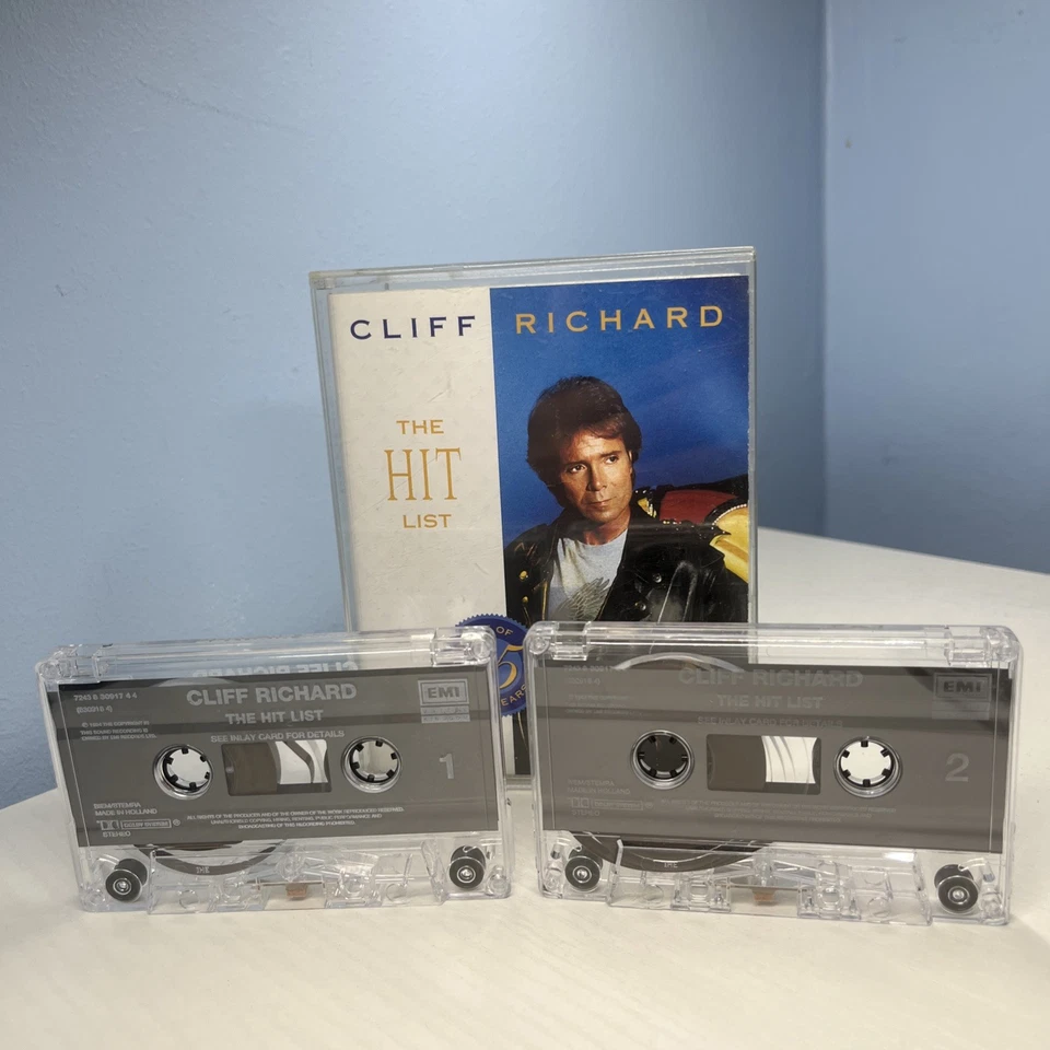 Cliff Richard – The Hit List - Double Cassette Tape - Image 2 of 3
