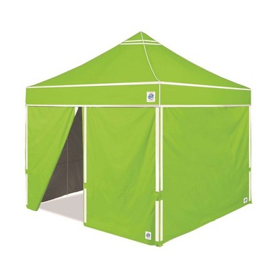 E-Z UP HV910BGRVP Hi-Viz Instant Shelter Canopy 10x10 Bright Green 4 Walls