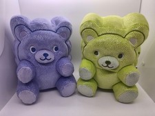 Russ Snackeez Green and Purple Plush Lot of 2