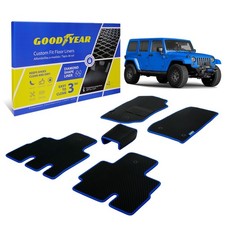 Car Floor Mats All Weather Liners for 2014-2018 Jeep Wrangler JK