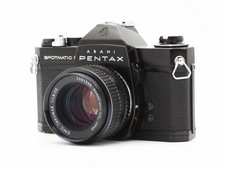 Pentax Spotmatic F 35mm SLR Film Camera SMC Takumar 55mm f/1.8 Lens Very Good