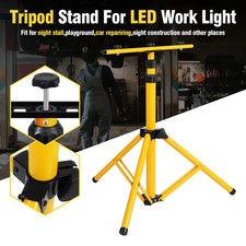 Tripod Stand Outdoor LED Work Light Flood Light Double head Stand Adjustable UK
